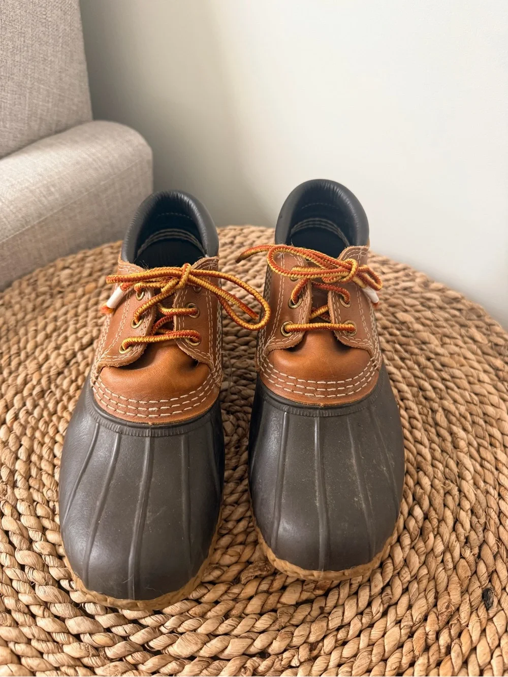 L.L. Bean Brown Moc Duck Boots